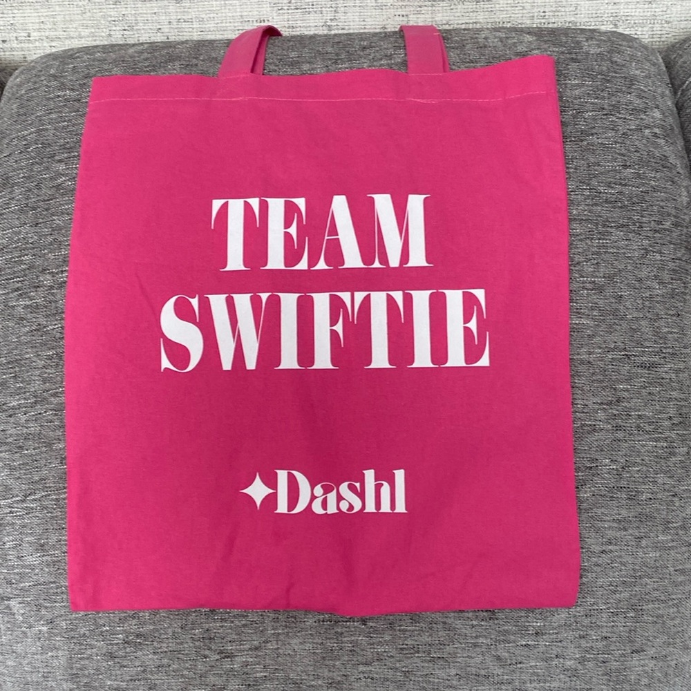 Taylor Swift tote bag. Stockholm Sweden on May 17, 2024